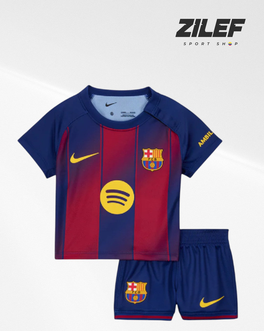 FC BARCELONA KIDS’ UNIFORM – OFFICIAL STYLE