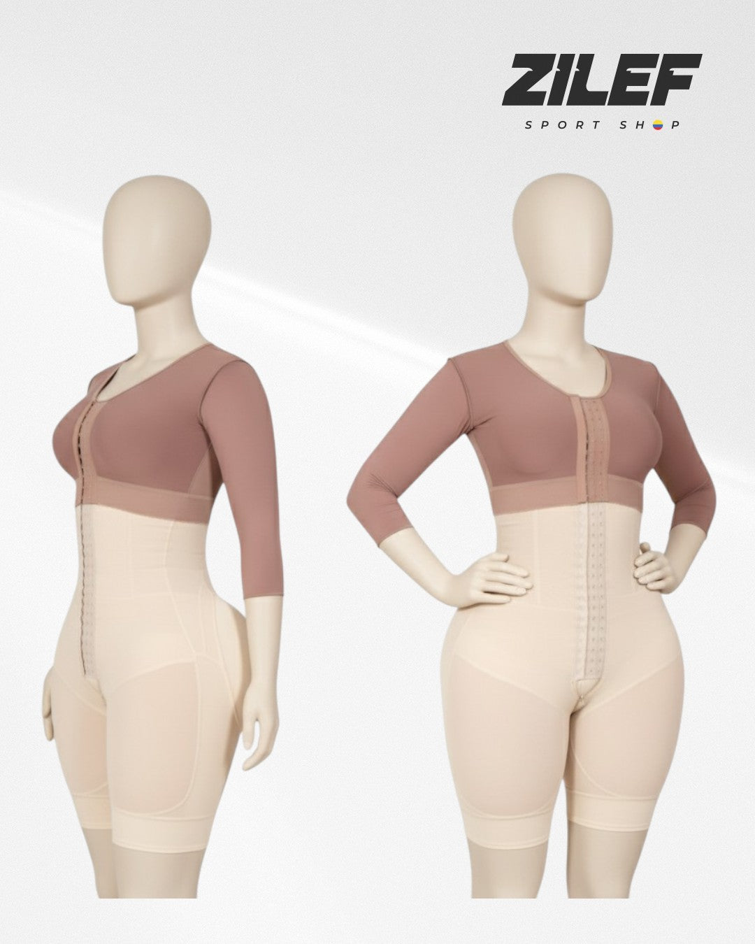 POSTURE CORRECTOR BRA WITH 3/4 SLEEVES