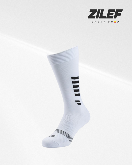 FSS PROFESSIONAL SPORTS SOCKS – WHITE WITH BLACK DETAIL