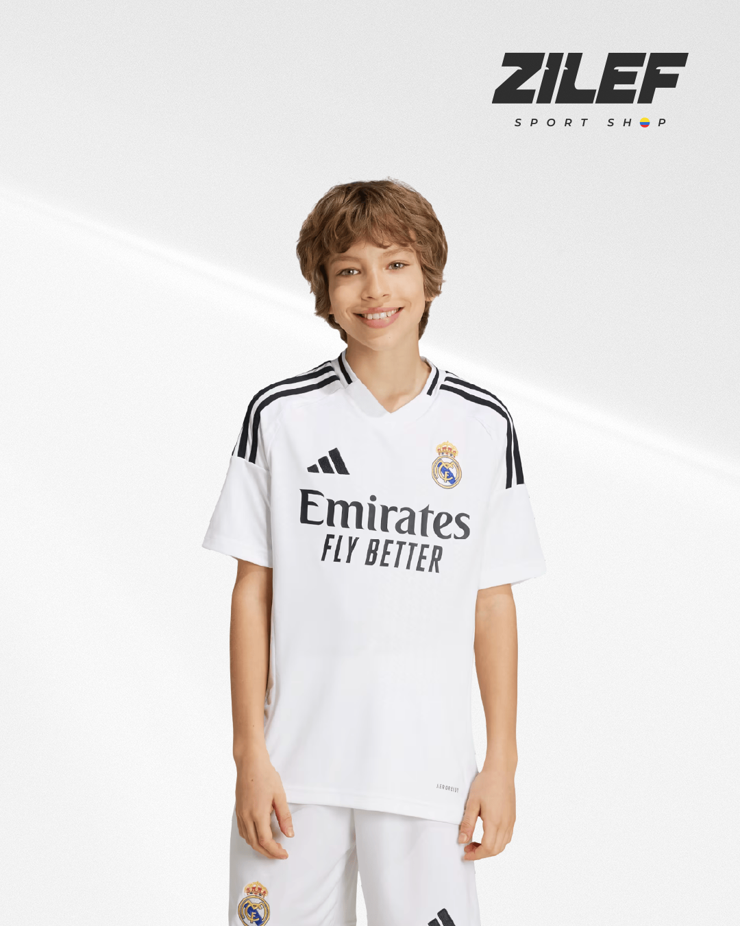 UNIFORME INFANTIL DEL REAL MADRID – ESTILO OFICIAL