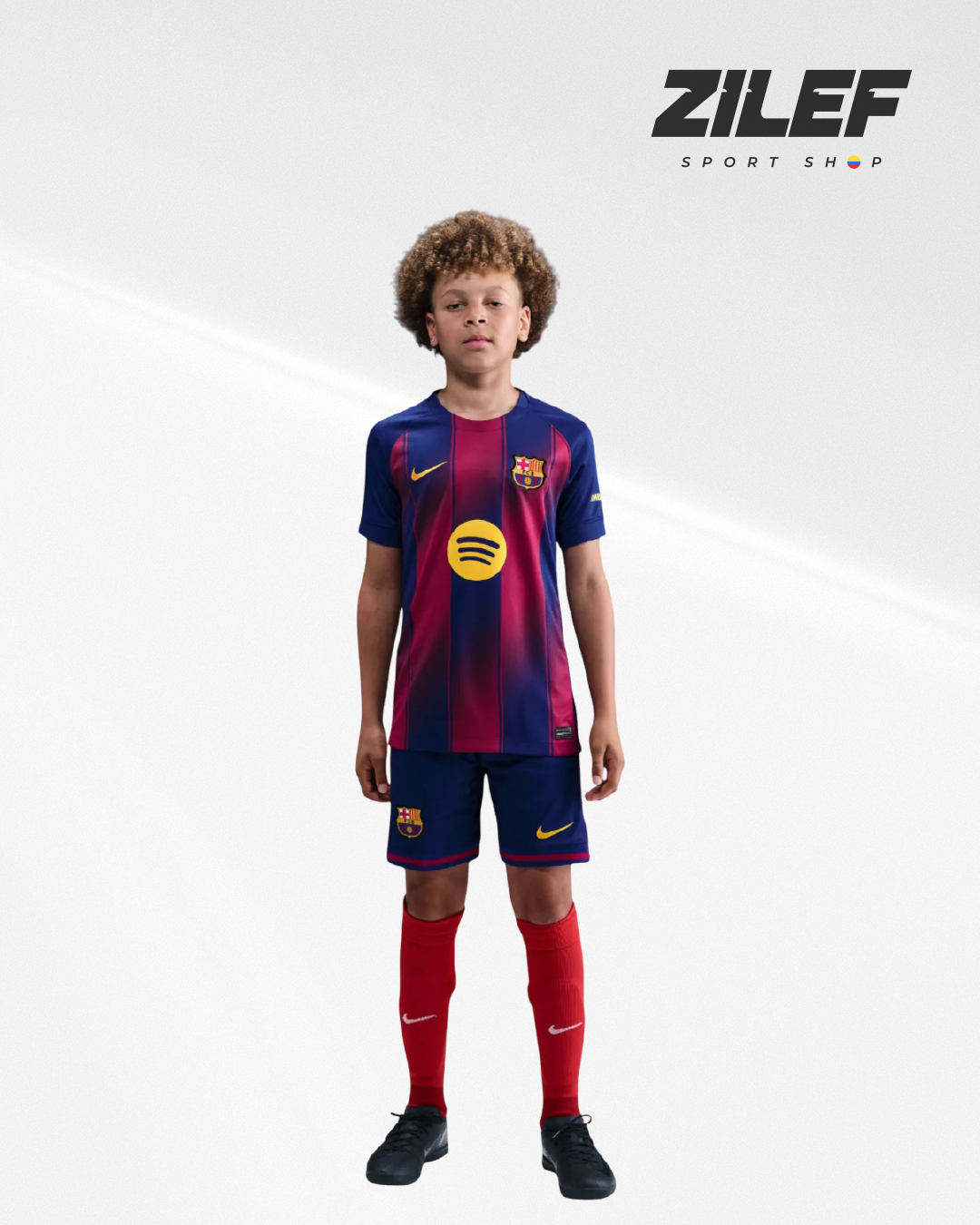 FC BARCELONA KIDS’ UNIFORM – OFFICIAL STYLE