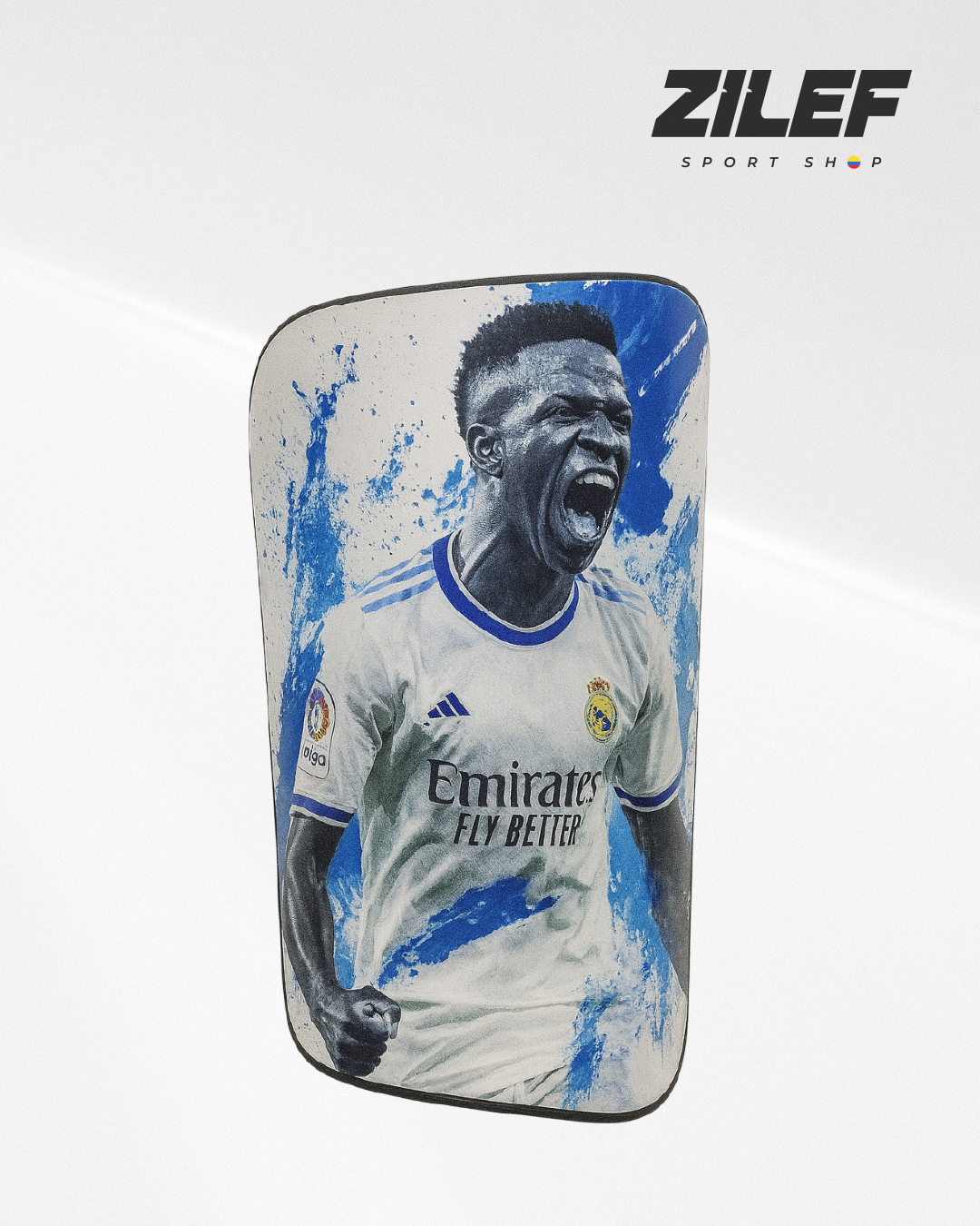 ESPINILLERAS REAL MADRID – VINÍCIUS JR. EDICIÓN ESPECIAL