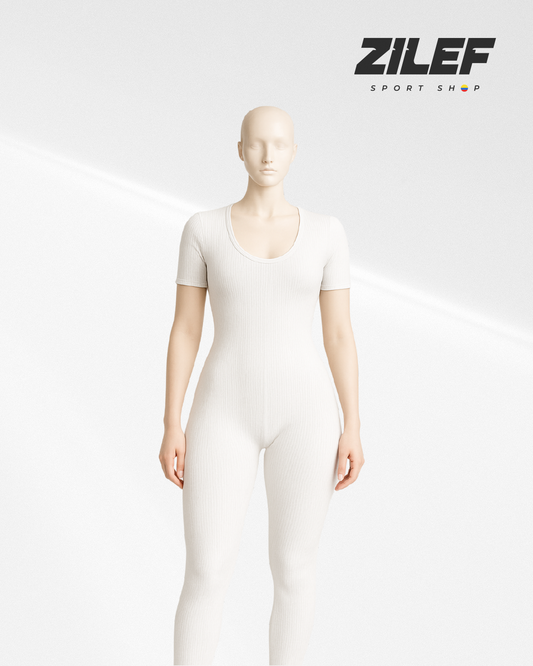 ECLIPSE JUMPSUIT – BACKLESS & RIBBED DESIGN