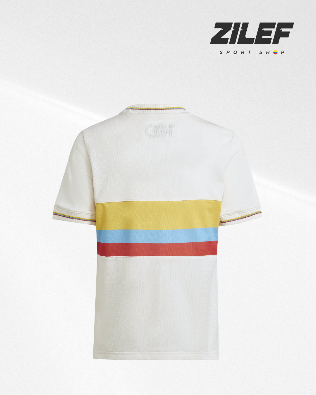 CAMISETA DE LA SELECCIÓN NACIONAL DE COLOMBIA – EDICIÓN BLANCO Y NEGRO 100 AÑOS