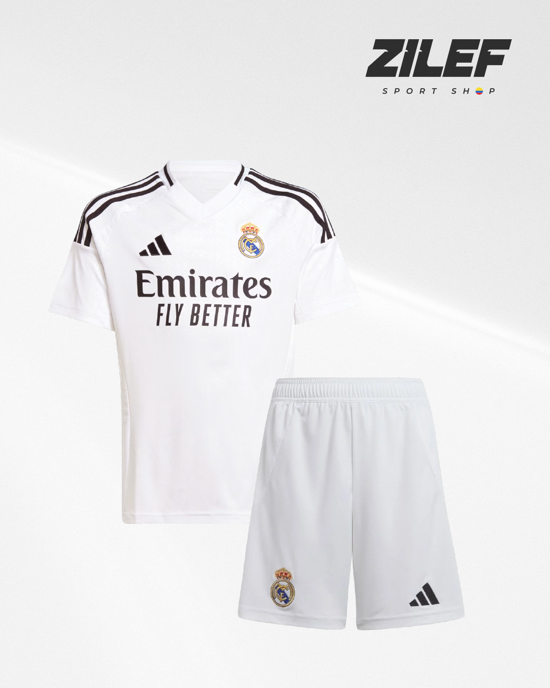 UNIFORME INFANTIL DEL REAL MADRID – ESTILO OFICIAL