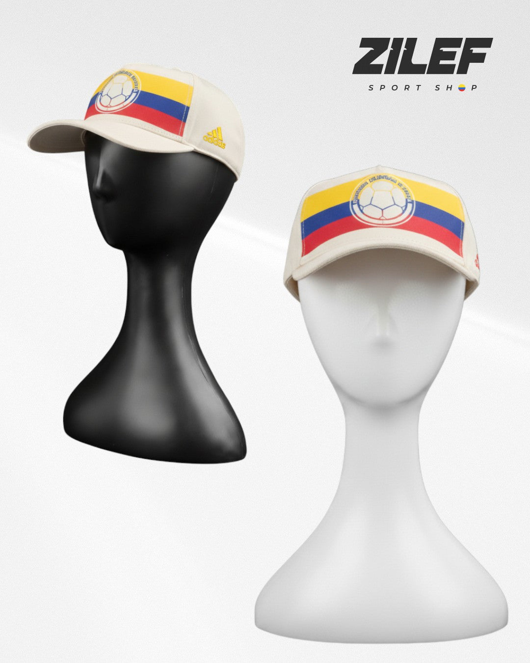 WHITE COLOMBIA FLAG CAP