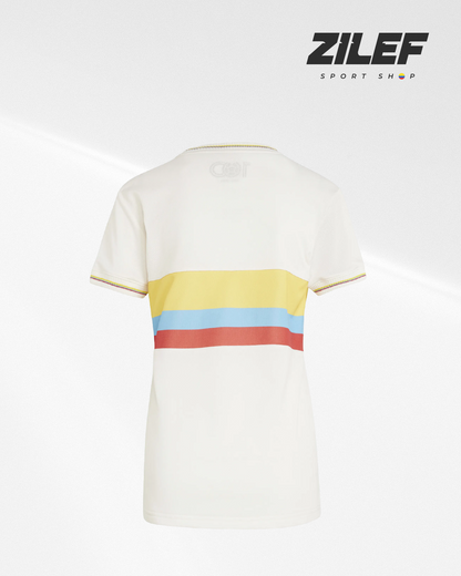 CAMISETA DE LA SELECCIÓN NACIONAL DE COLOMBIA – EDICIÓN BLANCO Y NEGRO 100 AÑOS