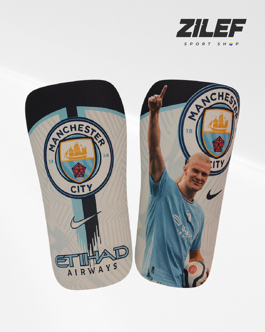 ESPINILLERAS DEL MANCHESTER CITY – ERLING HAALAND EDICIÓN ESPECIAL